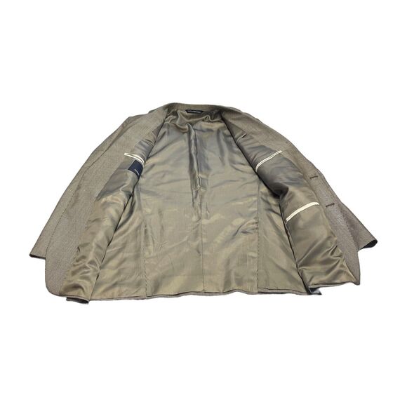 Hickey Freeman Addison Sport Coat Men's 42 X 35 Black White Houndstooth Classic - Picture 3 of 9